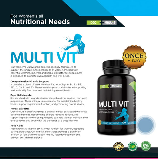 MULTI VIT — Women’s Once-a-Day Multivitamin (30 Tablets)